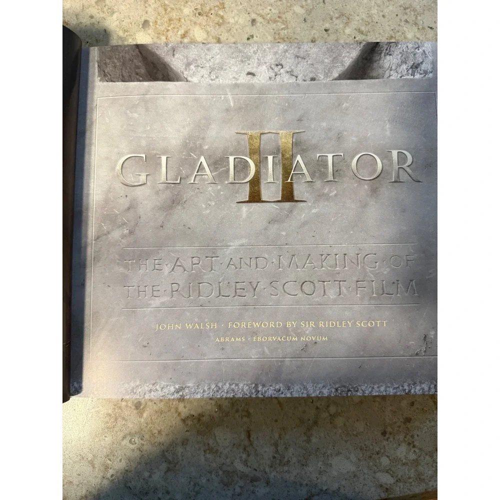 Gladiator II The Art and Making of the Ridley Scott Film Hardcover Book Walsh